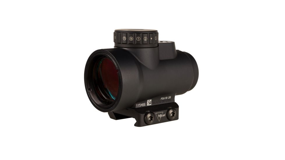 Trijicon MRO HD 1x25mm Red Dot Sights, 68 MOA Reticle w/ 2.0 MOA Dot, Low Mount AC32067, Angled Glass, Black, 2200051