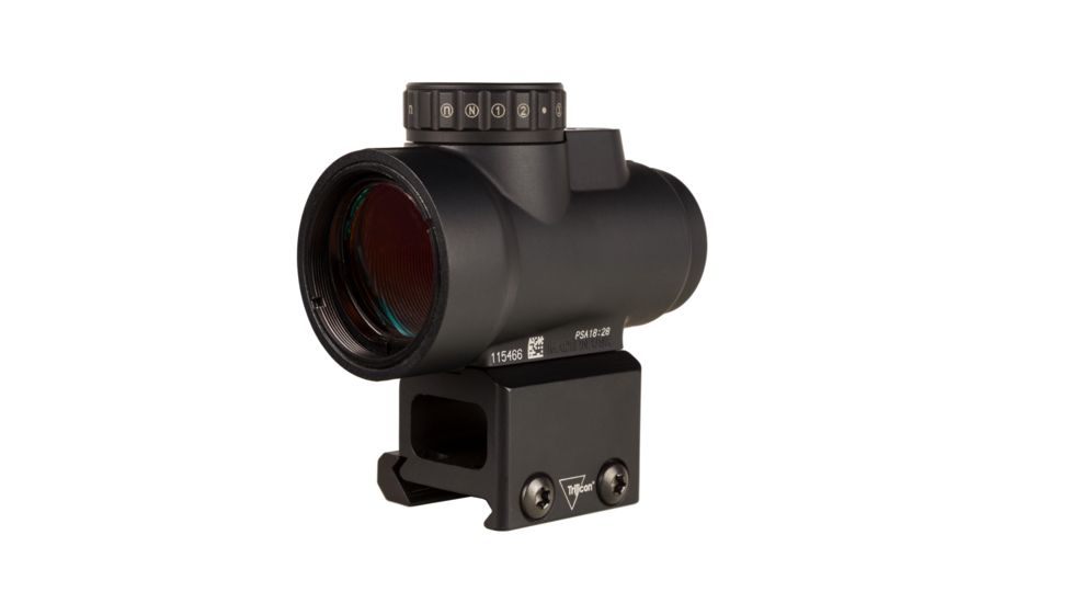 Trijicon MRO HD 1x25mm Red Dot Sights, 68 MOA Reticle w/ 2.0 MOA Dot, Lower 1/3 Co-Witness AC32069 Mount, Angled Glass, Black, 2200053