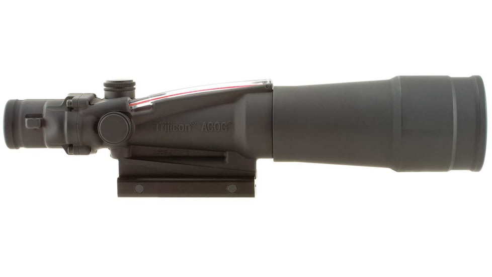 Trijicon TA55A ACOG 5.5x50 Rifle Scope, Red Chevron BAC Flattop .308 Reticle and Flat Top Adapter