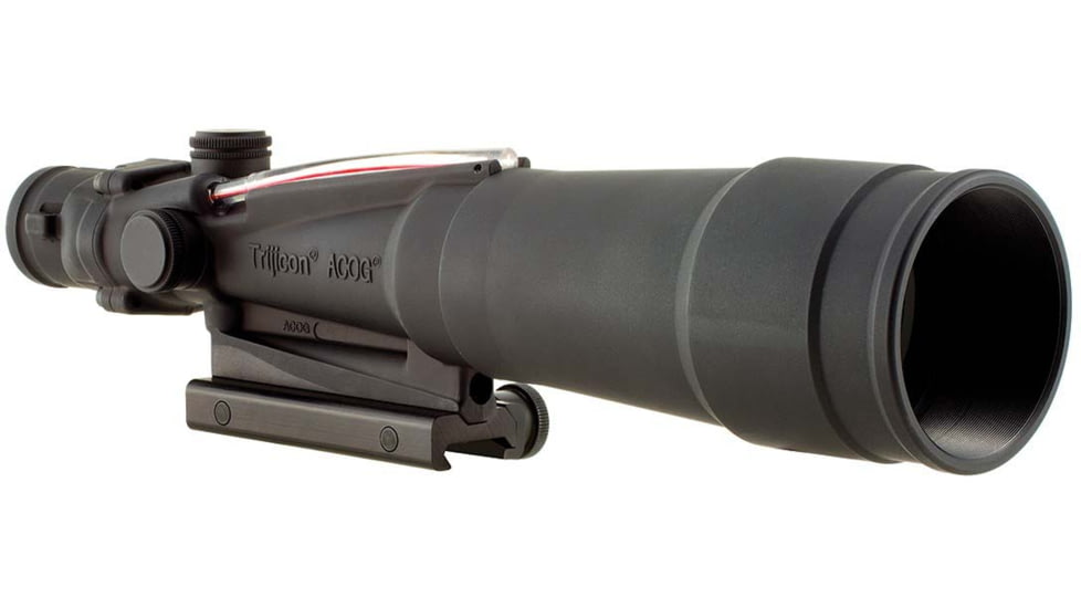 Trijicon TA55A ACOG 5.5x50 Rifle Scope, Red Chevron BAC Flattop .308 Reticle and Flat Top Adapter