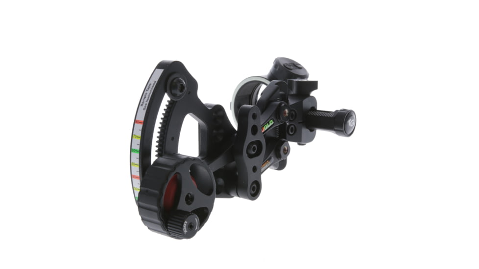 TruGlo Range Rover Pro Bow Sight W/Green Led Dot, Black, TG6401GB