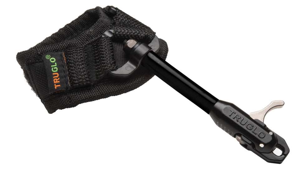 TruGlo Speed Shot XS Velcro Strap Archery Release, Dual Jaw, Velcro Closure, Black, TG2510VB