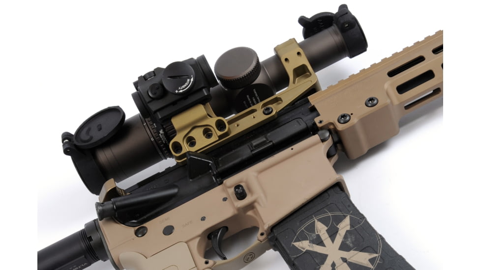 Unity Tactical Low Power Variable Optic Scope Mount, 34mm, 2.05 Centerline, FDE, FST-S34205F