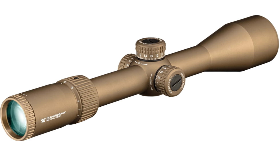 Vortex OPMOD Diamondback Tactical 6-24x50mm FFP 30mm Tube Riflescope, FDE, DBK-10028-OP