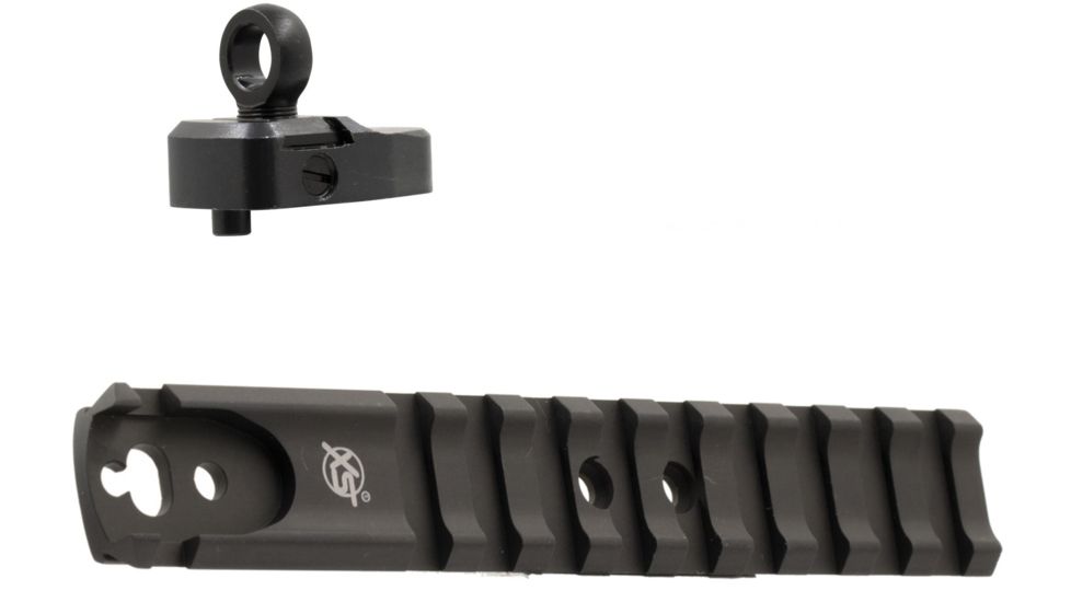 XS Sight Systems Shortrail w/Ghost Ring, Mossberg 500, 590, 930, Matte Black, Standard, MB-5001R-N