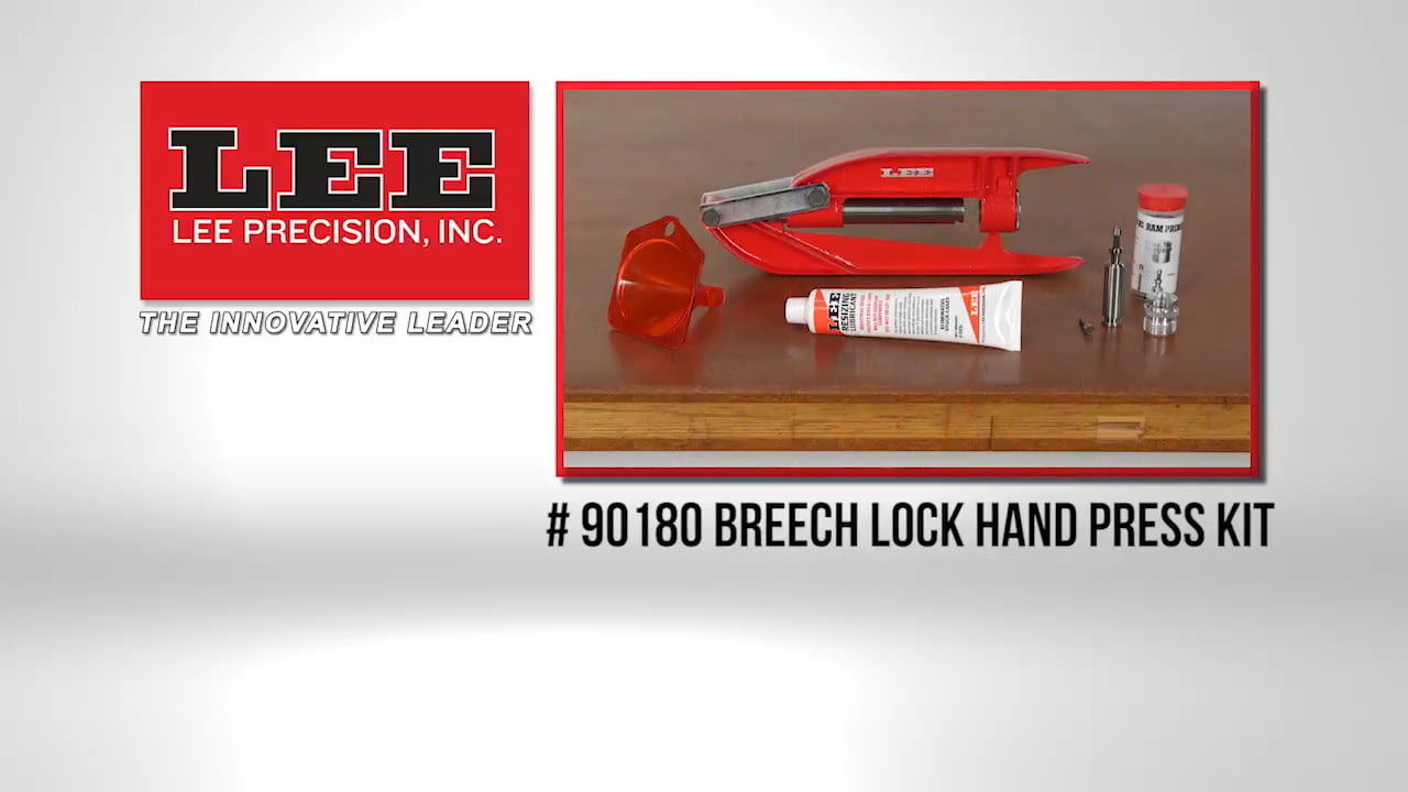 opplanet lee breech lock hand press kit video