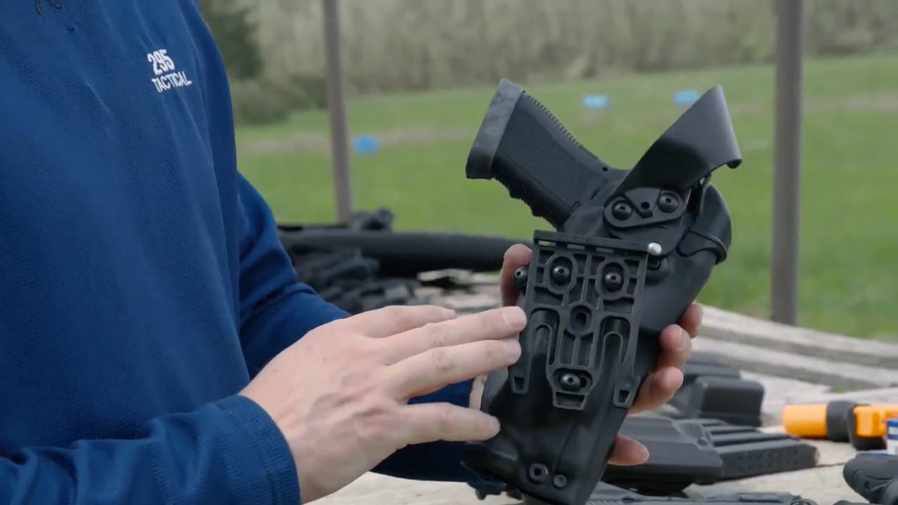 opplanet safariland red dot sight rds holster keeping the future in sight video