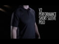 First Tactical Performance Short Sleeve Polo - Black