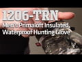 Huntworth 1206-TRN Men's Primaloft Insulated Waterproof Hunting Glove