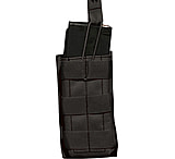 Advance Warrior Solutions Open Top Single Mag Pouch for AR15, AR10, AK47, Black, AROTSMP-BL