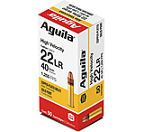 Image of Aguila Ammunition High Velocity .22 LR 40 Grain Copper Plated Solid Point Rimfire Ammunition