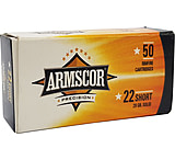 Image of Armscor Precision Inc .22 Short 29 Grain Lead Solid Point Brass Cased Rimfire Ammunition