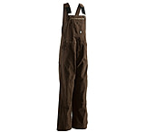 Berne Unlined Washed Duck Bib Overall - Men's, 36 in, Extra Short Inseam, Bark, 92021112145