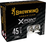 Image of Browning X-Point .45 ACP 230 grain X-Point Brass Cased Centerfire Pistol Ammunition