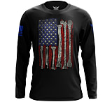 Image of We the People Holsters Skull Flag Long Sleeve Shirt 0C2DEBE8