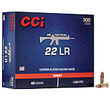 Image of CCI Ammunition AR Tactical .22 LR 40gr. Copper Plated Round Nose Rimfire Ammunition