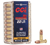 Image of CCI Ammunition Velocitor .22 Long Rifle 40 Grain Copper Plated Hollow Point Rimfire Ammunition