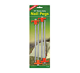 Image of Coghlans Nail Pegs Plated Steel Ten Inch Package Of Four 8312