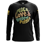 Image of We the People Holsters Peace&amp;Comma; Love&amp;Comma; &amp; Hollow Points Long Sleeve Shirt 8DE54C2D