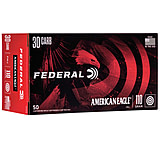 Federal Premium American Eagle Rifle 30 Carbine 110 Grain Full Metal Jacket Brass Cased Centerfire Rifle Ammo, 50 Rounds, AE30CB