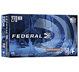 Federal Premium Power-Shok .270 Winchester 150 Grain Jacketed Soft Point Centerfire Rifle Ammo, 20 Rounds, 270B