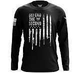 Image of We the People Holsters Defend The Second Flag Long Sleeve Shirt 40C7D527