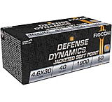 Image of Fiocchi Defense Dynamics 4.6x30 H&amp;K 40 Grain JSP Brass Cased Rifle Ammunition