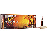 Image of Federal Fusion .300 Winchester Short Magnum 180 Grain Soft Point Brass Cased Centerfire Rifle Ammunition