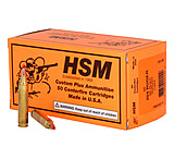 HSM Ammunition Varmint .204 Ruger 32 Grain Hornady V-MAX Brass Cased Centerfire Rifle Ammo, 50 Rounds, HSM-204R-7-N