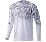 Image of HUK Performance Fishing Icon X Tide Change Fade Long-Sleeve Shirt - Mens