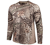 Image of Huntworth Hunting Birds Eye Mesh Long Sleeve Shirt - Mens