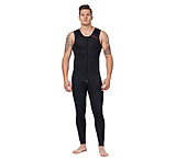 Image of Level Six Farmer John Front Zip Wetsuit - Mens