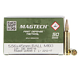 Image of Magtech 5.56X45 M193 55 Grain Full Metal Jacket Brass Cased Rifle Ammunition