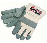 Image of MCR Safety Big Jake Premium A+ Side Leather Palm Work Gloves w/2.75 Inch Safety Cuff &amp; Double Palm and Fingers - Men's