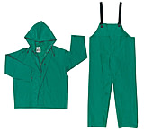 Image of MCR Safety Dominator Series Jacket with Zipper Front and Bib Pants, .42mm PVC/Poly/PVC