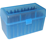 Image of MTM 50 Round Blue Large Rifle Ammo Box