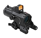 Image of NcSTAR Eco 4X34 Prismatic Scope w/Ddab/Urban Tactical Ret/Blue Illumination/Green Laser w/White/Red Nav Lights