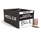 Image of Nosler 22421 Custom Competition 22 Caliber .224 77 GR Hollow Point Boat Tail (H