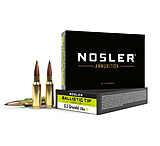 Image of Nosler 6.5mm Grendel Ballistic Tip 120 grain Brass Cased Rifle Ammunition