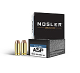 Nosler ASP 10mm 180 Grain Jacketed Hollow Point Brass Cased Cased Pistol Ammunition