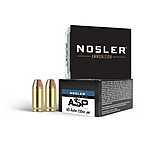 Image of Nosler ASP Suppressor Ready .45 ACP 230 Grain Jacketed Hollow Point Brass Cased Cased Pistol Ammunition