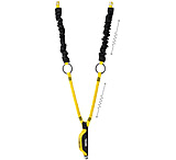 Petzl Absorbica-Y Tie-Back, Black/Yellow, L015AA00