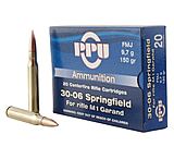 Image of PPU PP3006G Standard Rifle 30-06 Springfield 150 Gr Full Metal Jacket (FMJ)