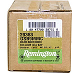 Image of Remington Premier Golden Saber 9mm Luger 147 Grain Bonded Brass Jacketed Hollow Point Nickel-Plated Brass Cased Pistol Ammunition