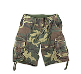 Rothco Vintage Camo Infantry Utility Shorts, Woodland Camo, 3XL, 2542-WoodlandCamo-3XL