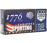 Image of SinterFire USA .380 ACP 70 Grain Lead-Free Ball Brass Cased Centerfire Pistol Ammunition