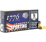 Image of SinterFire USA 9mm Luger 90 Grain Lead-Free Ball Brass Cased Centerfire Pistol Ammunition