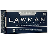 Speer Lawman Handgun CleanFire Training .38 Special +P 158 Grain Total Metal Jacket Centerfire Pistol Ammo, 50 Rounds, 53833