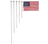 Image of Taylor Made Flag Pole With Flag Clips