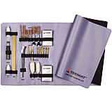 Image of TekMat 28-Piece Universal Rifle and Shotgun Cleaning Kit with Integrated TekMat Cleaning Mat, Grey, 14 x 42